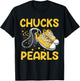 Chucks and Pearls T-Shirt - T-Shirt | Black