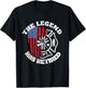 Retired Fire Chief Retirement Firefighter Fireman T-Shirt - T-Shirt | Black