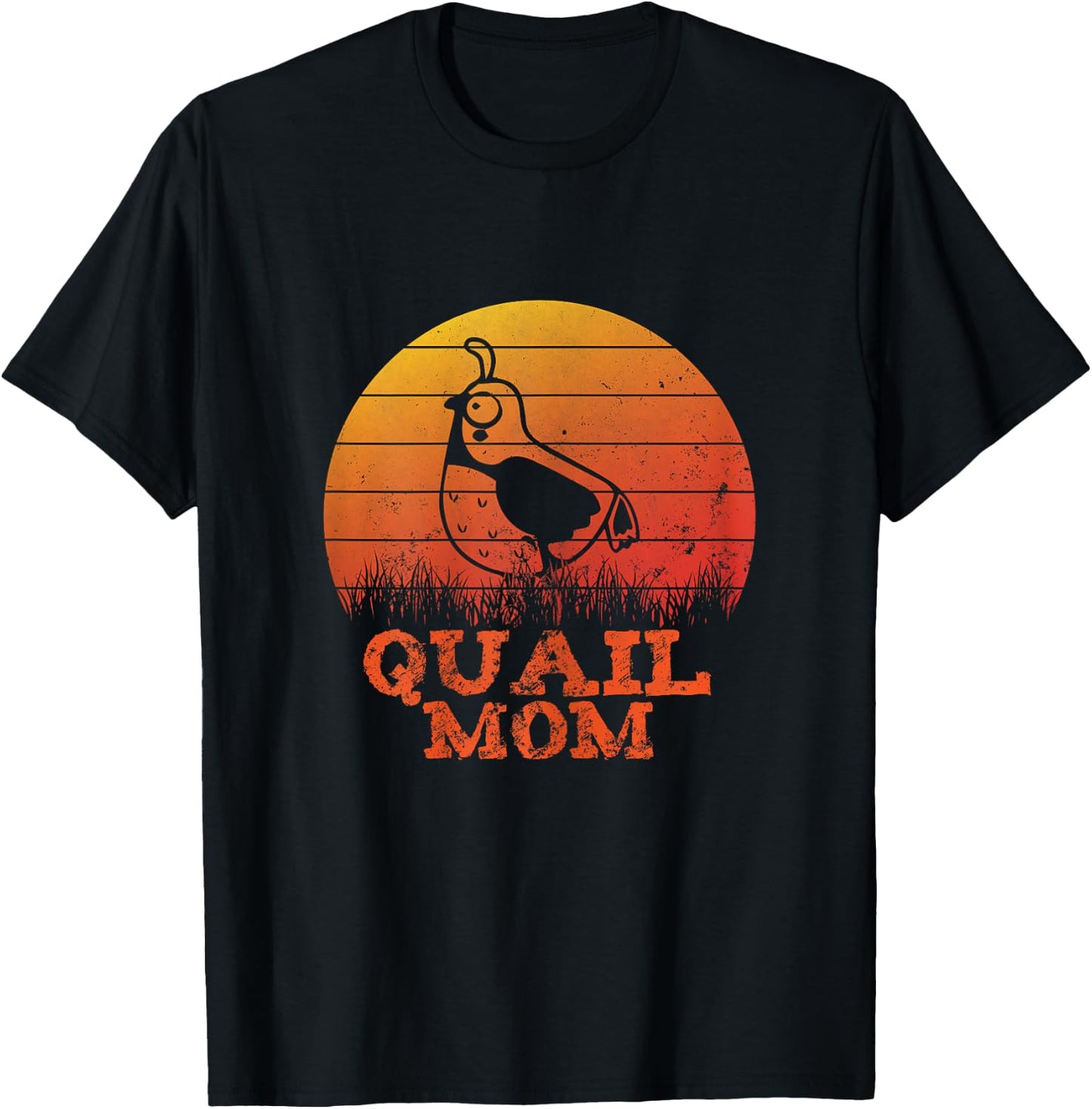 Mothers day Quail Mothern Quail Mom T-Shirt - T-Shirt | Black