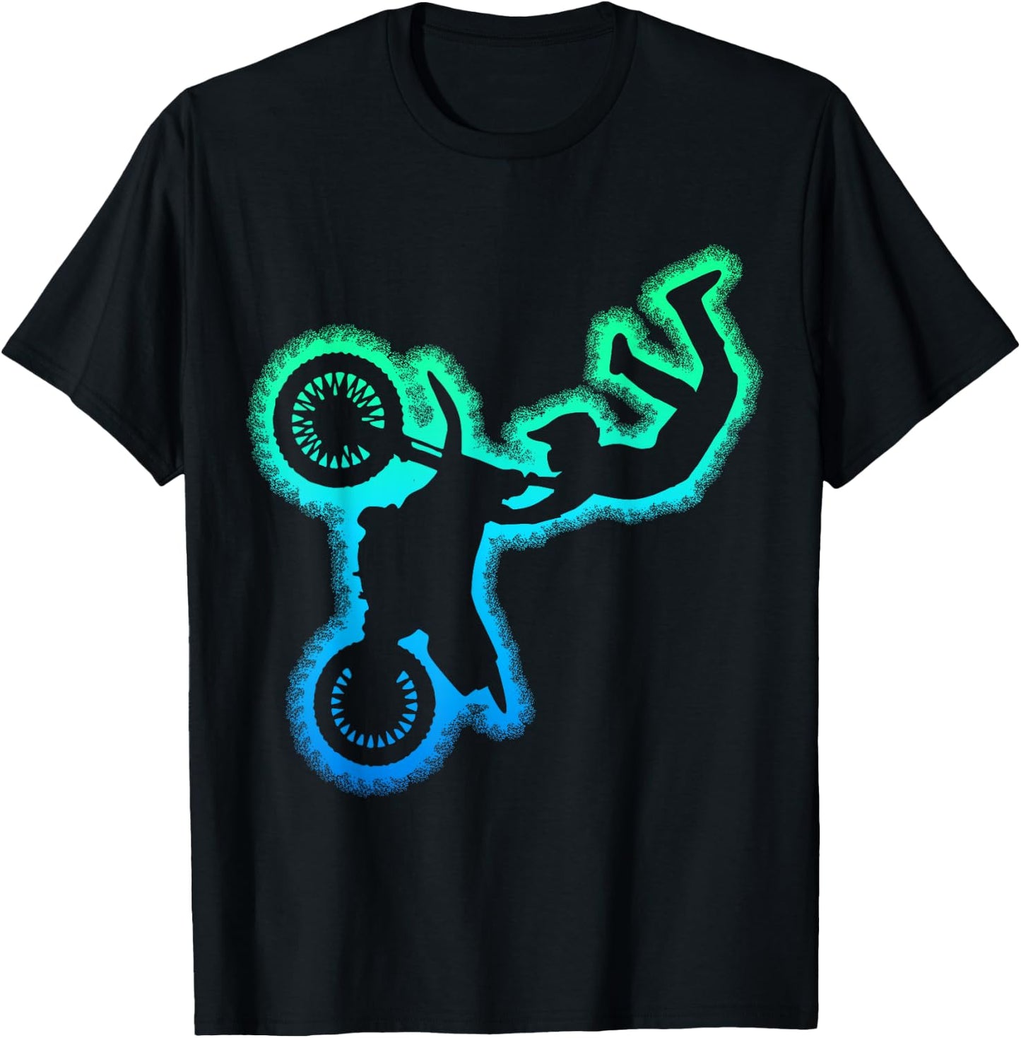 Motocross Dirt Bike Enduro Dirt Biking T-Shirt - T-Shirt | Black