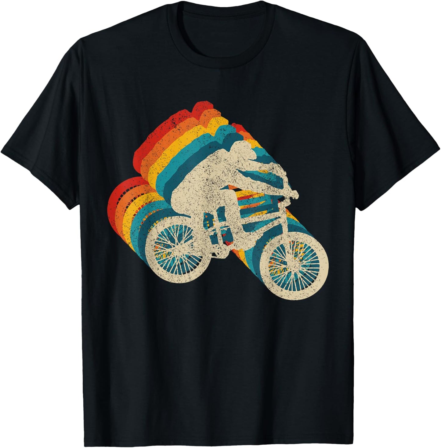 BMX Vintage Retro Bike Bicycle BMXer Gift T-Shirt - T-Shirt | Black