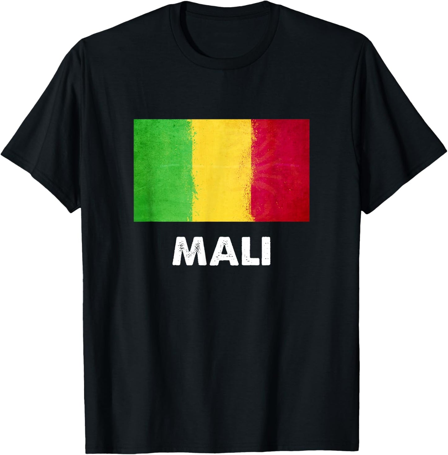 Mali Flag Shirt | Malier T-Shirt - T-Shirt | Black