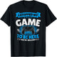 I stopped my game to be here Gaming Funny T-Shirt - T-Shirt | Black