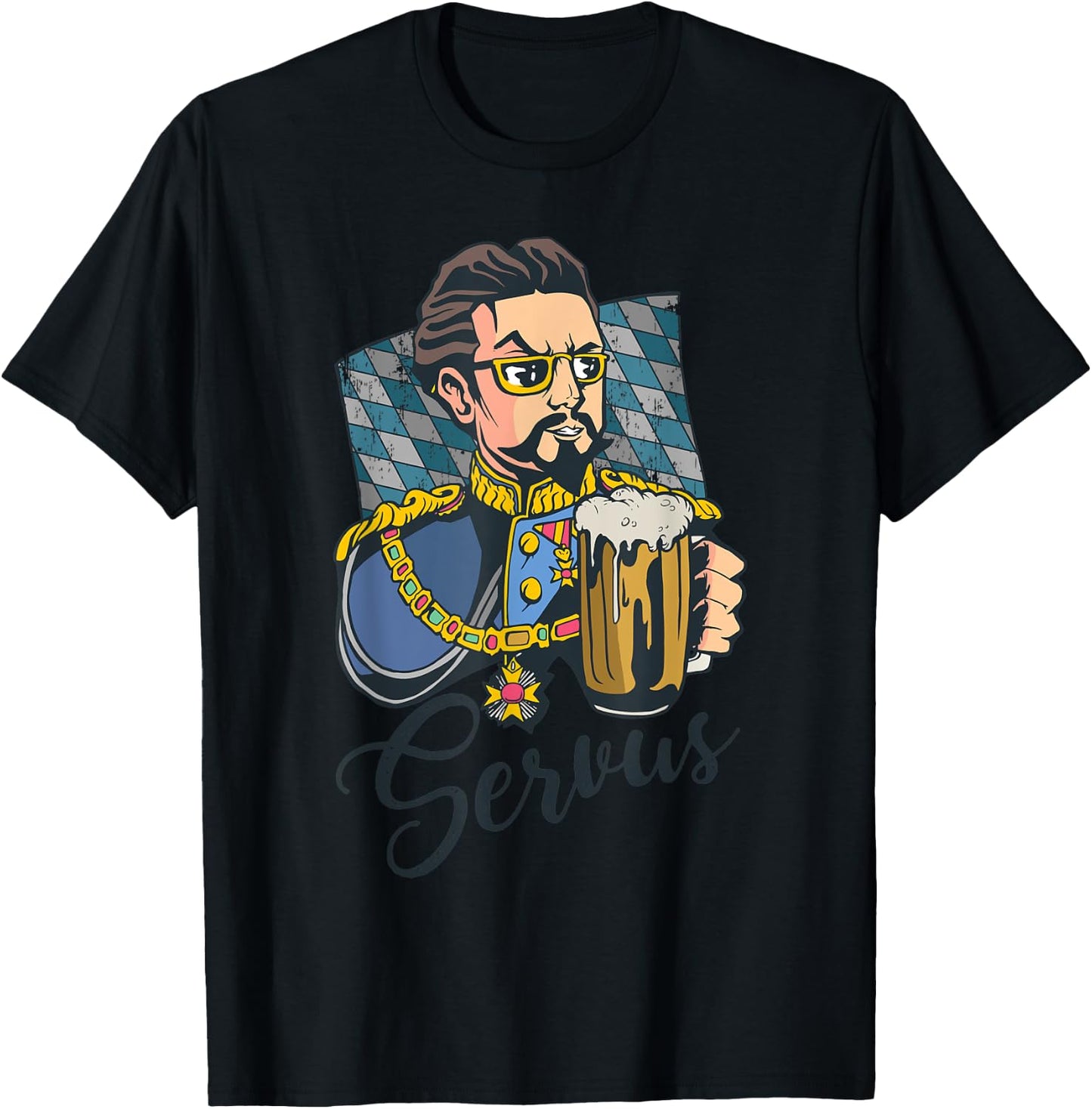 König Ludwig Home Bayern Beer Gift T-Shirt - T-Shirt | Black