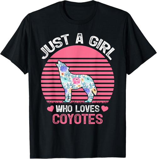 Coyote Animal Lover Just A Girl Who Loves Coyotes