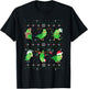 Ugly Christmas Green Parrotlet Birb memes Parrot owner T-Shirt - T-Shirt | Black