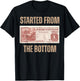 Started from Food Stamp Amounts In Each State the bottom T-Shirt - T-Shirt | Black