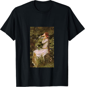 John William Waterhouse Ophelia Painting T-Shirt - T-Shirt | Black