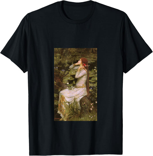 John William Waterhouse Ophelia Painting T-Shirt - T-Shirt | Black