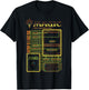 Magic: The Gathering Anatomy Of A Magic Card Retro Schematic T-Shirt - T-Shirt | Black