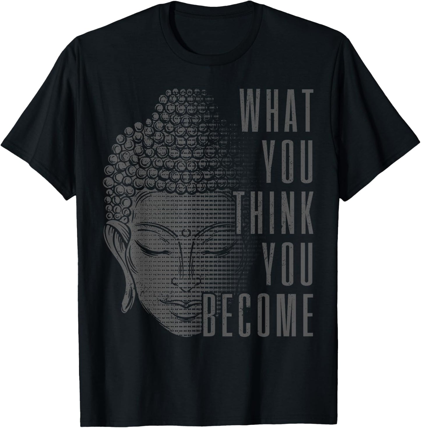 Buddha Spiritual Saying Buddhism Yoga Gift T-Shirt - T-Shirt | Black