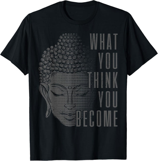 Buddha Spiritual Saying Buddhism Yoga Gift T-Shirt - T-Shirt | Black