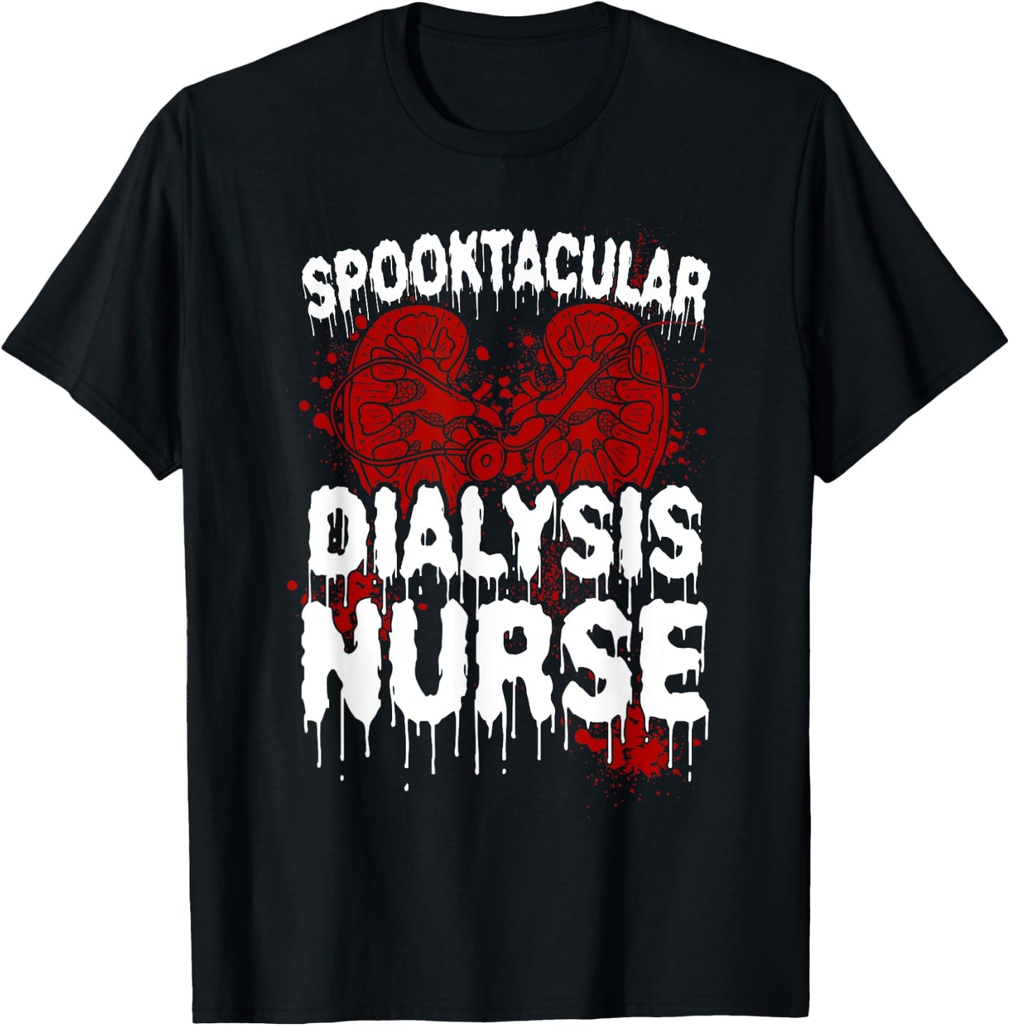 Dialysis Nurse Halloween Costume Spooktacular Dialysis Nurse T-Shirt - T-Shirt | Black