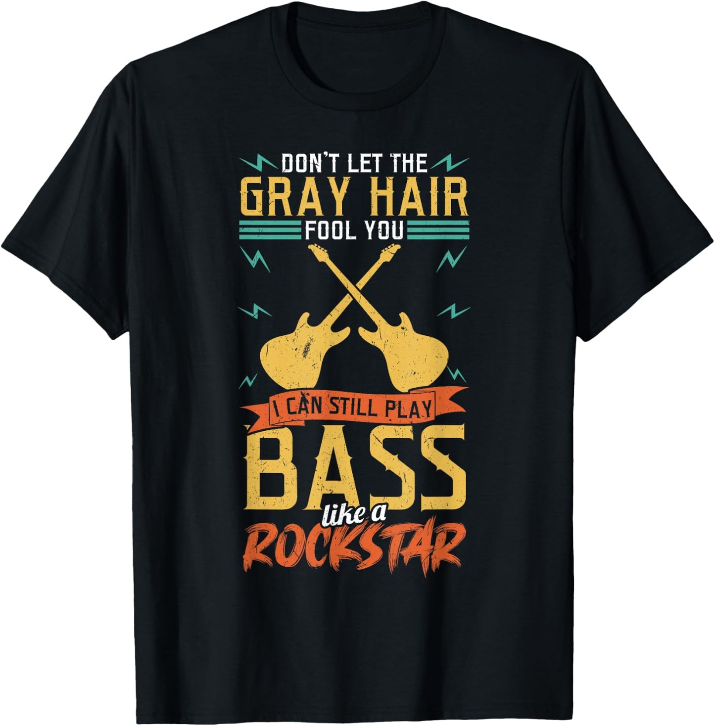 Bassist Men's Shirt Bass Gift Bass Player T-Shirt - T-Shirt | Black
