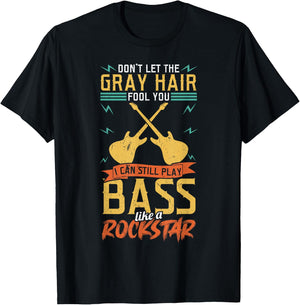 Bassist Men's Shirt Bass Gift Bass Player T-Shirt - T-Shirt | Black