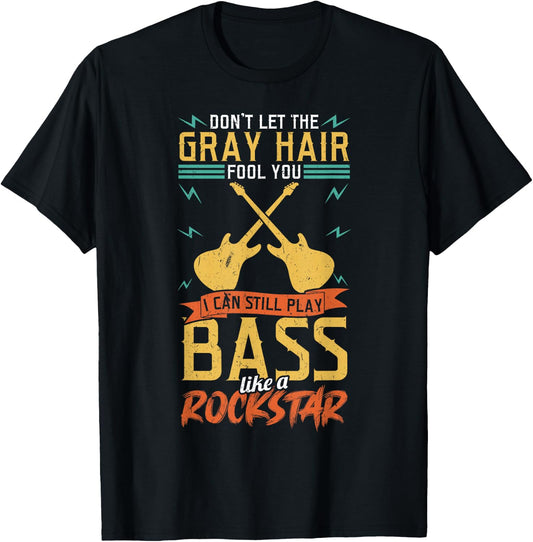 Bassist Men's Shirt Bass Gift Bass Player T-Shirt - T-Shirt | Black