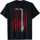 Welding Vintage Patriotic USA American Flag Welder gift T-Shirt - T-Shirt | Black