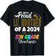 Proud Lil Brother of a Class of 2024 5th Grade Graduate T-Shirt - T-Shirt | Black
