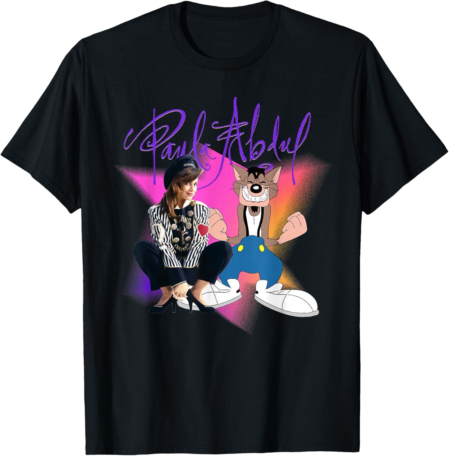 Paula Abdul & The Famous MC Skat Kat T-Shirt - T-Shirt | Black