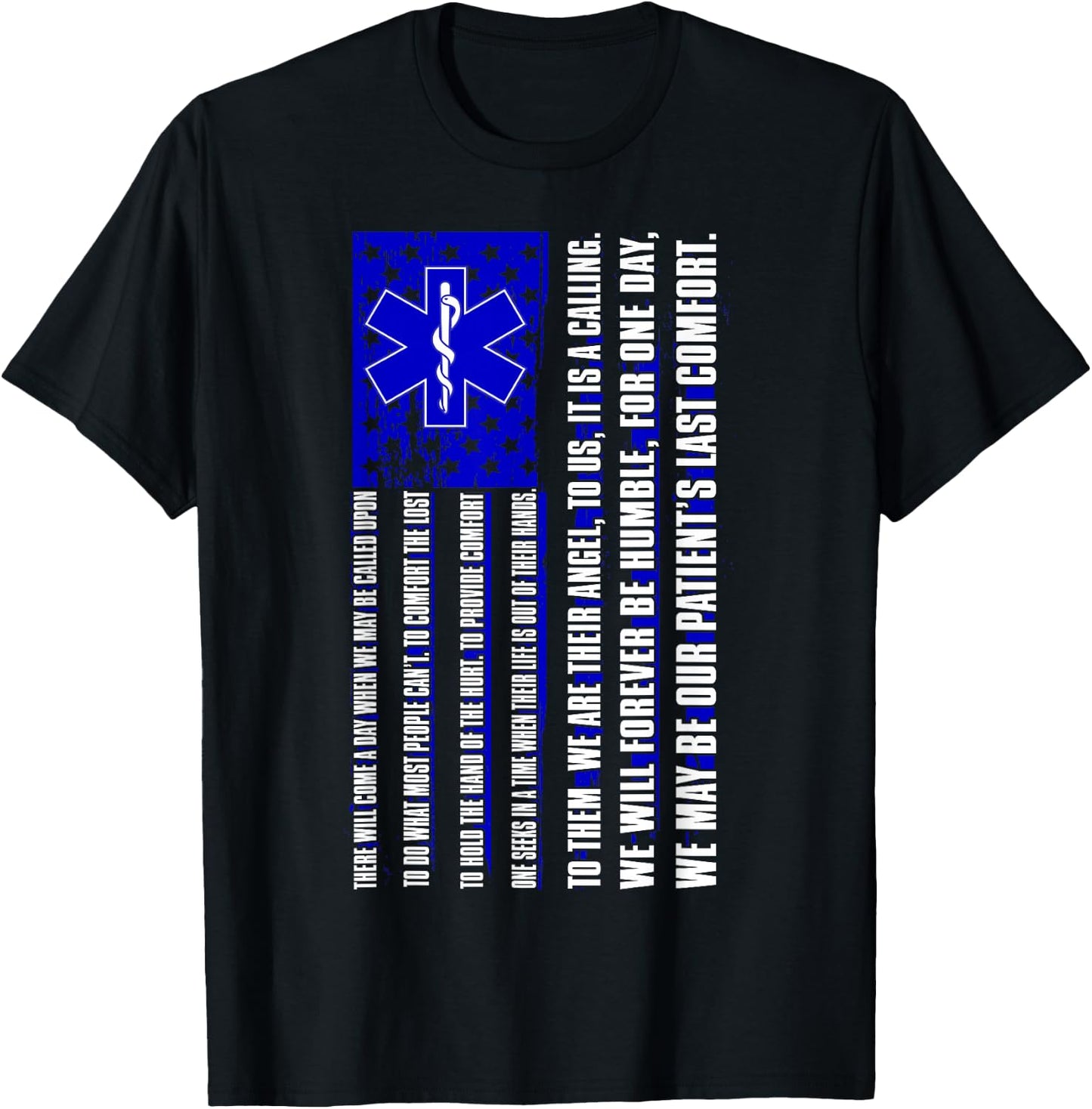 EMT Eid Gift Paramedic and First Responder T-Shirt - T-Shirt | Black