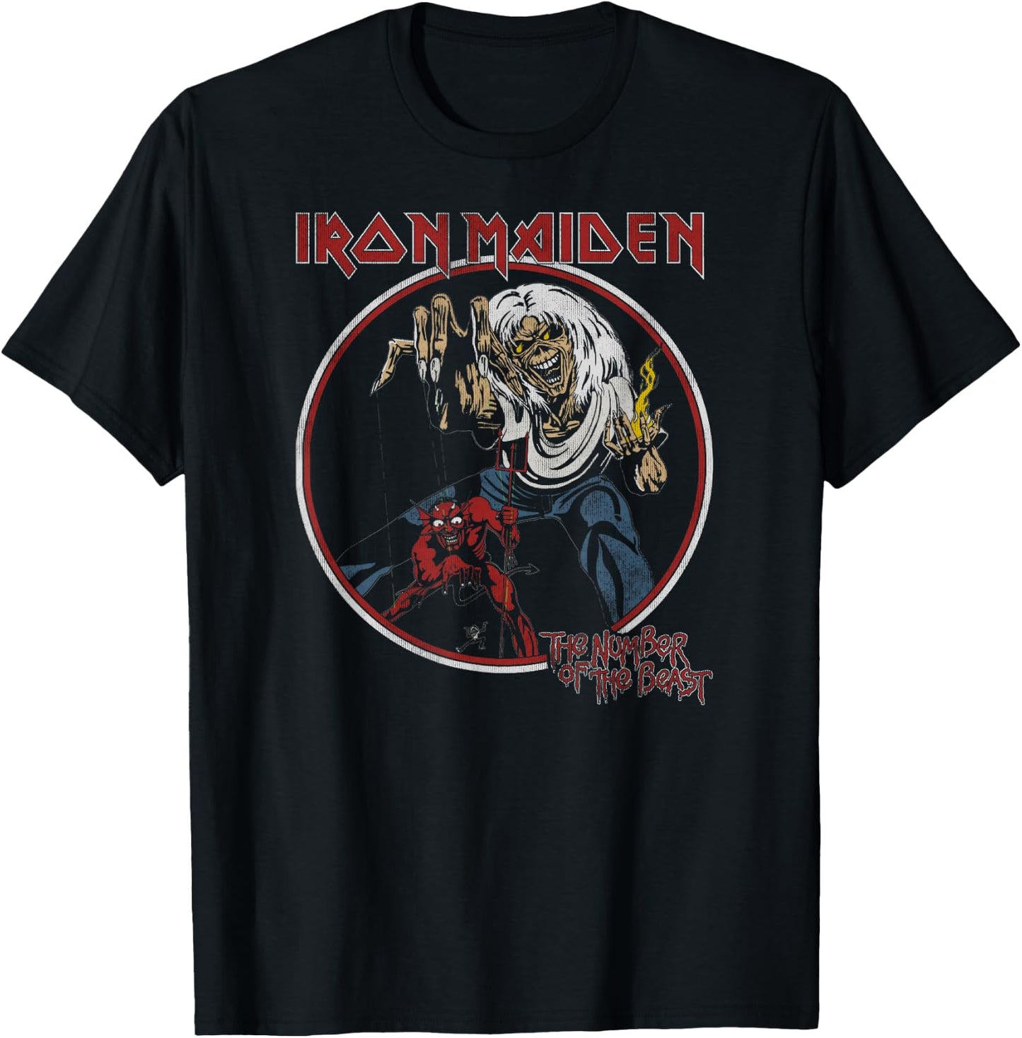 Iron Maiden - Number of the Beast Vintage T-Shirt - T-Shirt | Black
