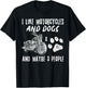 I Like Motorcycles And Dogs And Maybe 3 People T-Shirt - T-Shirt | Black