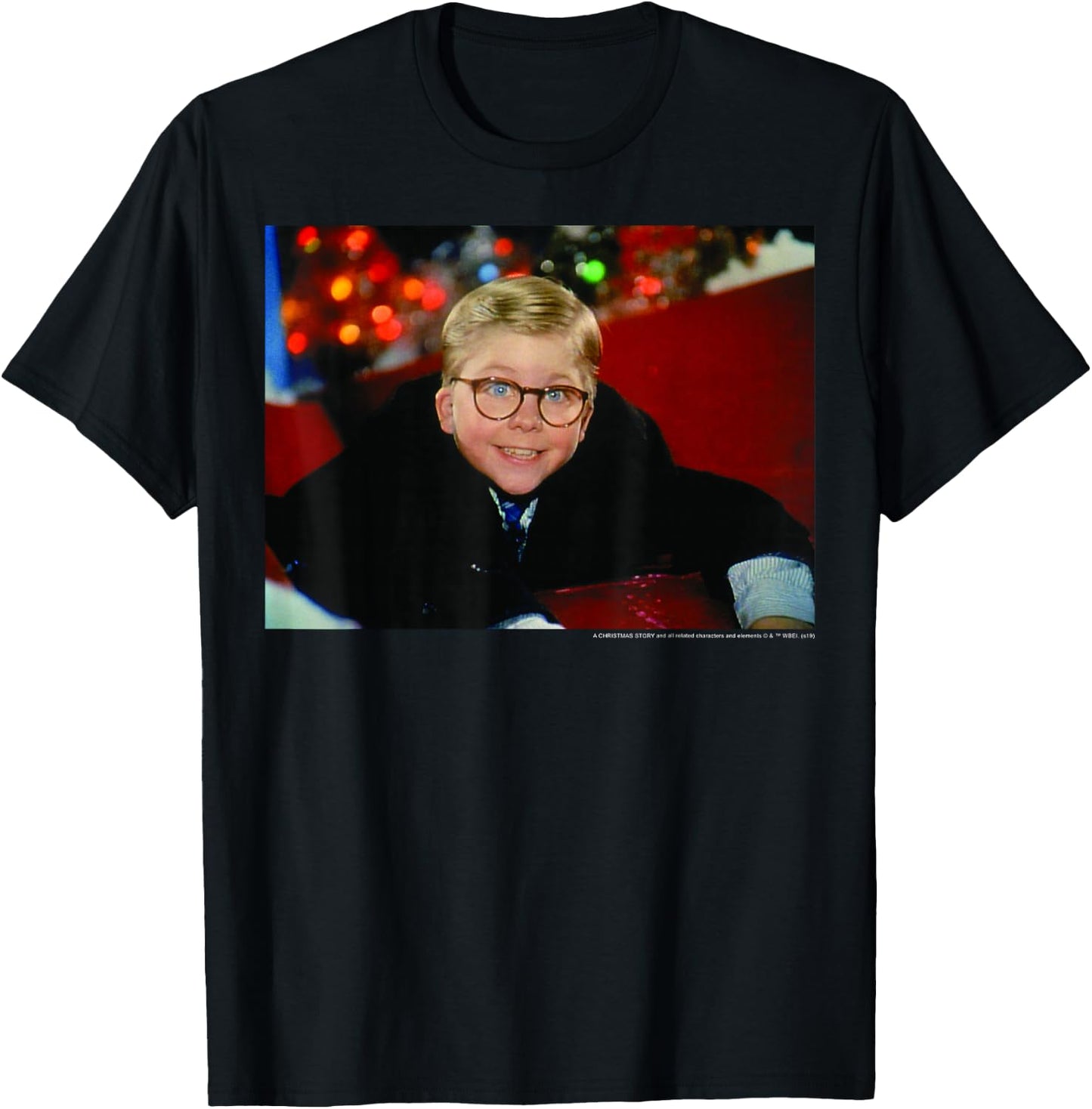 A Christmas Story Ralphie Smile Photo T-Shirt - T-Shirt | Black