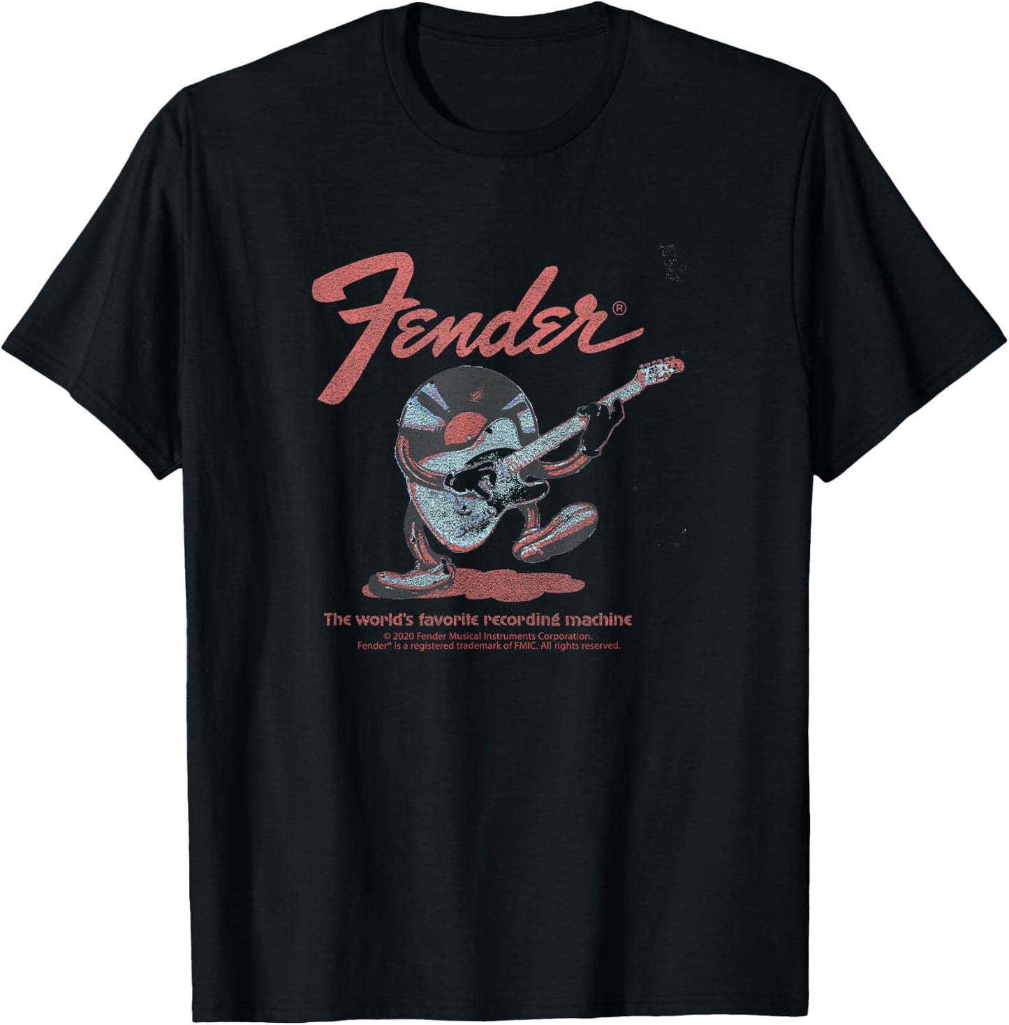 Fender Record Records T-Shirt - T-Shirt | Black