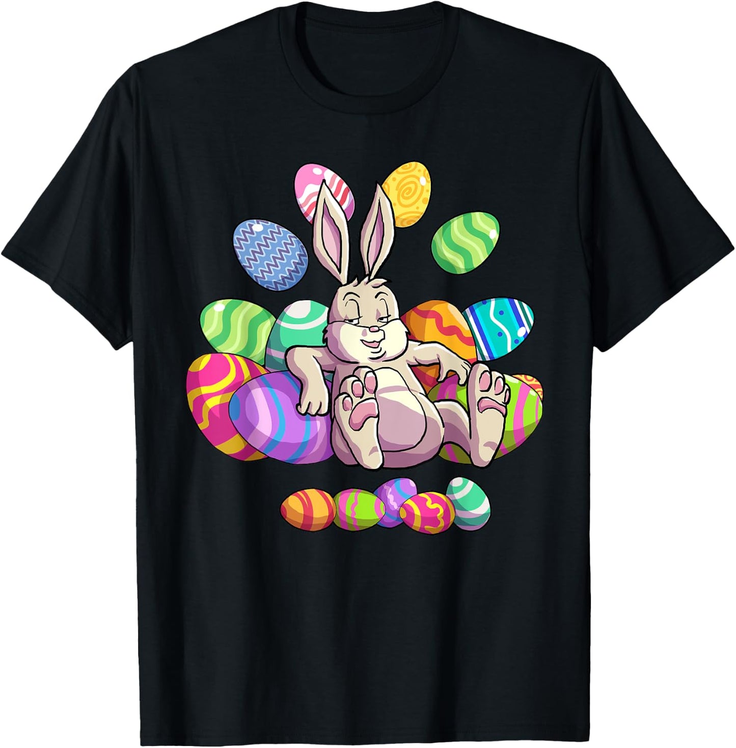 Funny Easter Shirt Girls Boys Toddler Easter Bunny T-Shirt - T-Shirt | Black