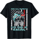 Just Call Me Pretty And Take Me Racing Race Girl Flag T-Shirt - T-Shirt | Black