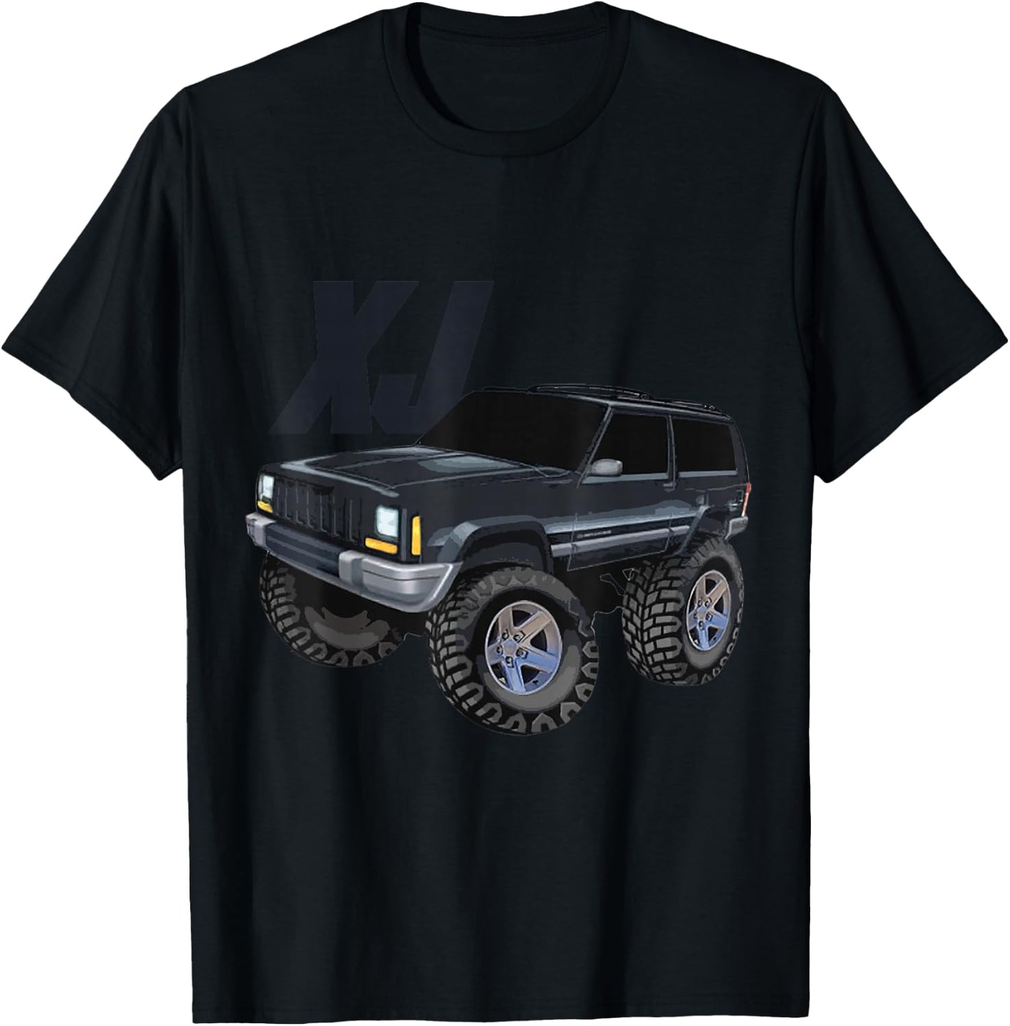 Offroad Over Land Riders Xj T-Shirt - T-Shirt | Black