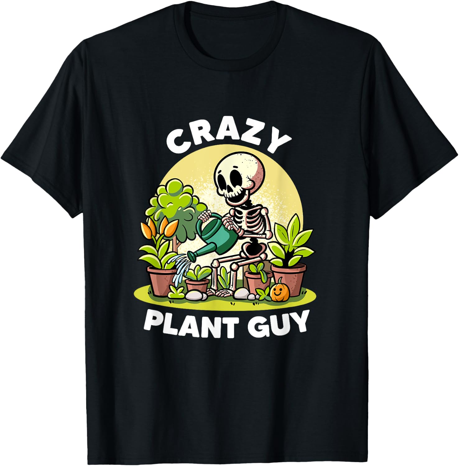 Crazy Plant Guy Plant Lovers Florist Funny Gardening Garden T-Shirt - T-Shirt | Black