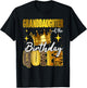 Granddaughter Of The Birthday Queen Women Bday Party Gift T-Shirt - T-Shirt | Black
