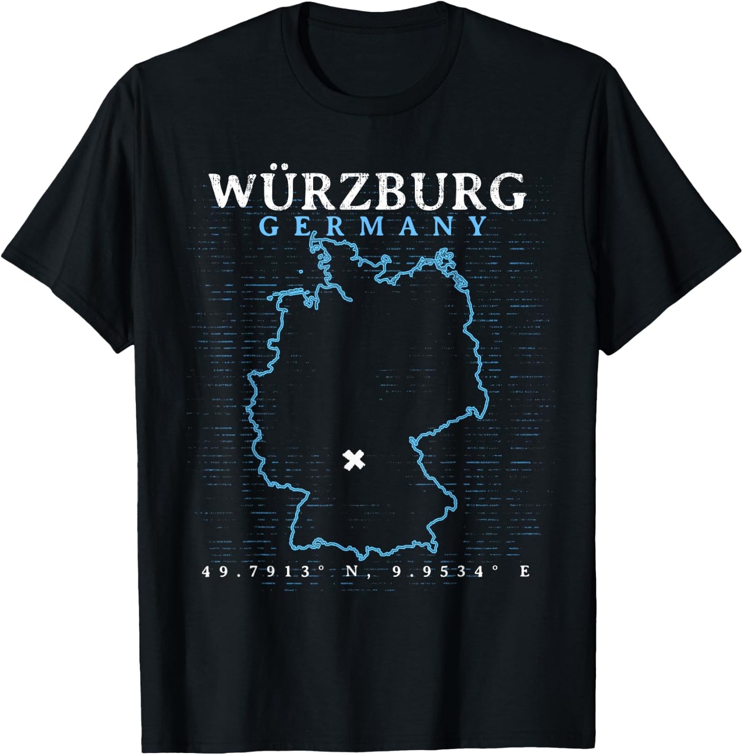 Germany Würzburg T-Shirt - T-Shirt | Black