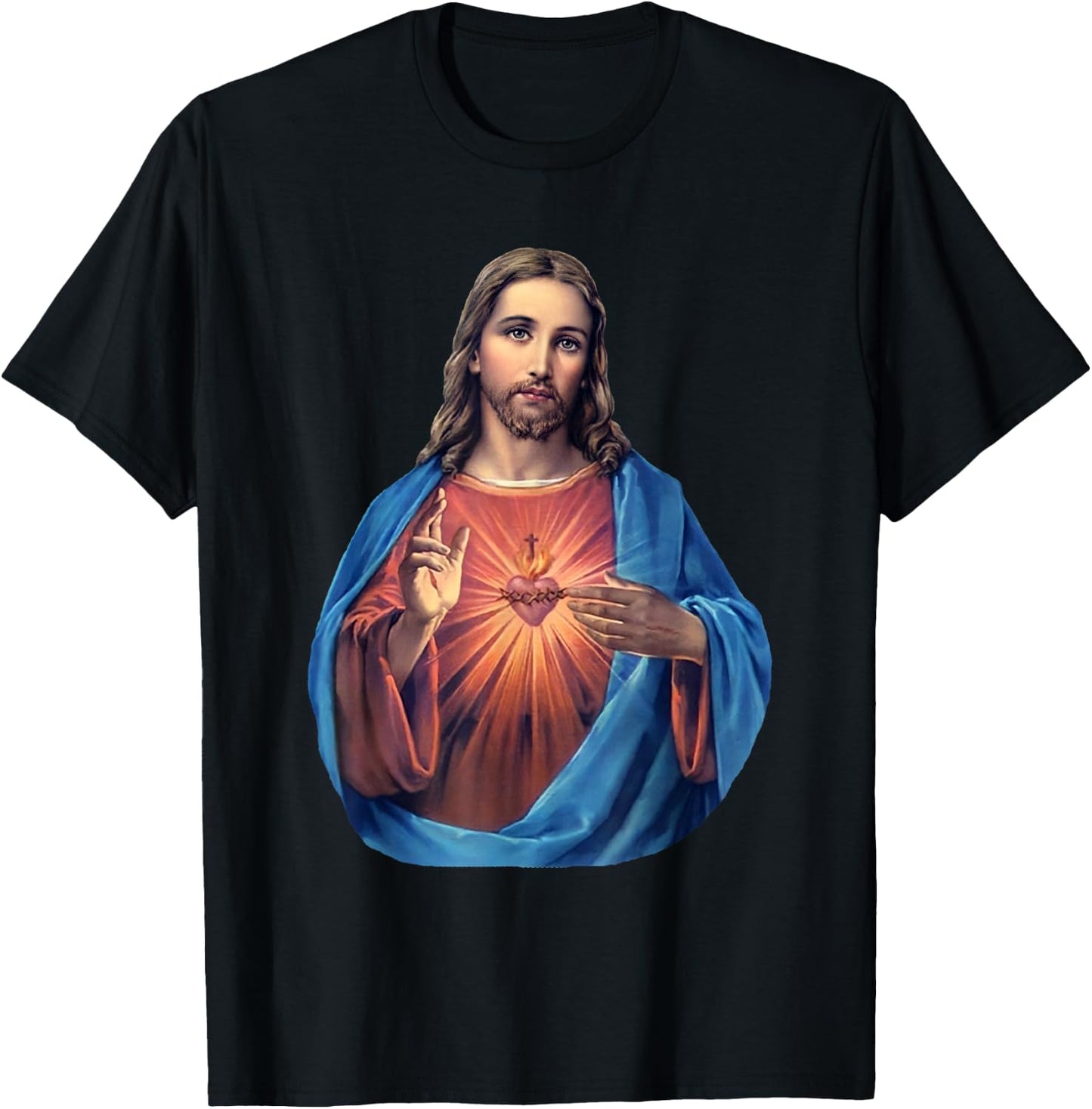 Sacred Heart Jesus T-Shirt - T-Shirt | Black