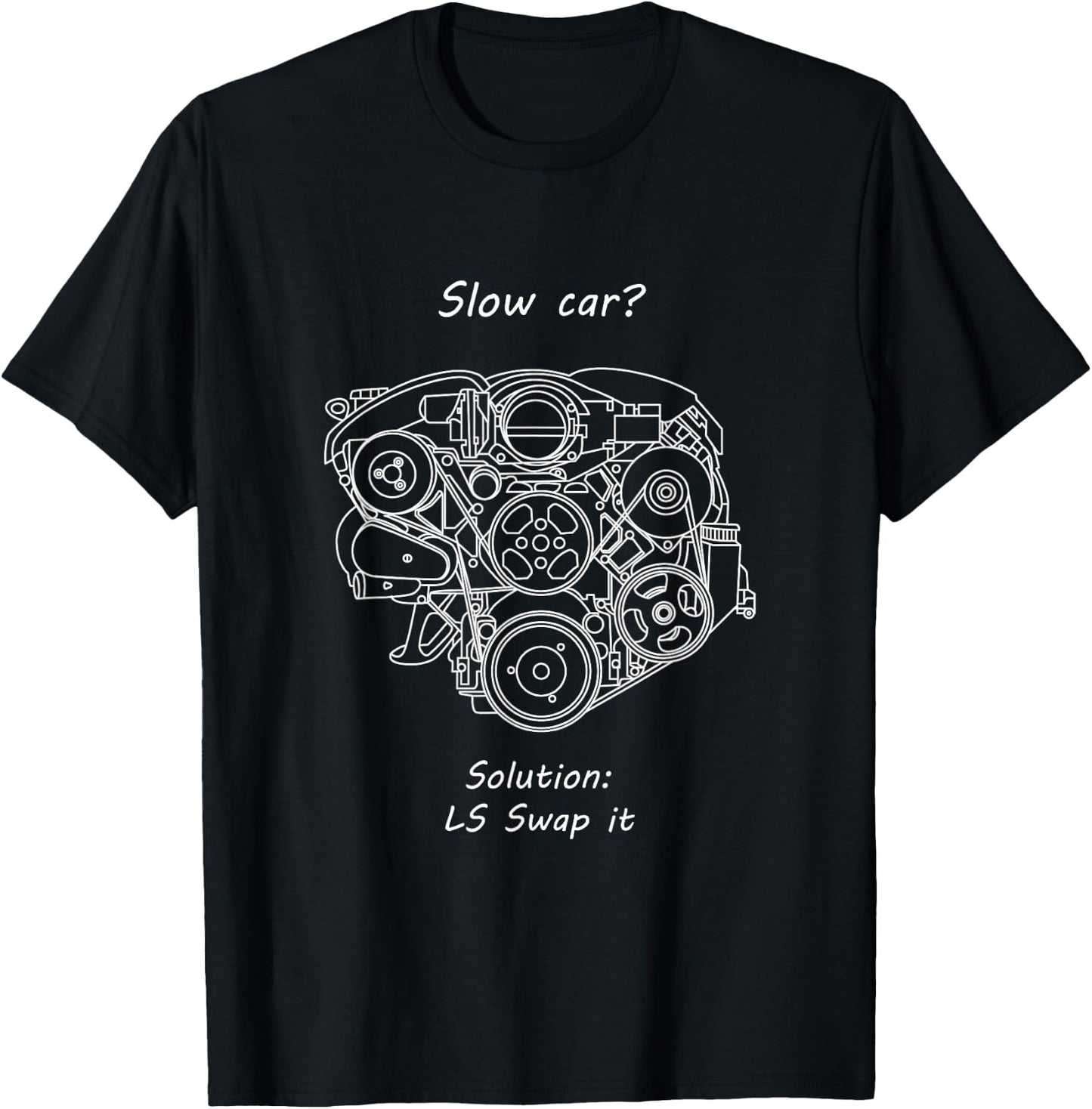 LS Engine Swap T-Shirt - T-Shirt | Black
