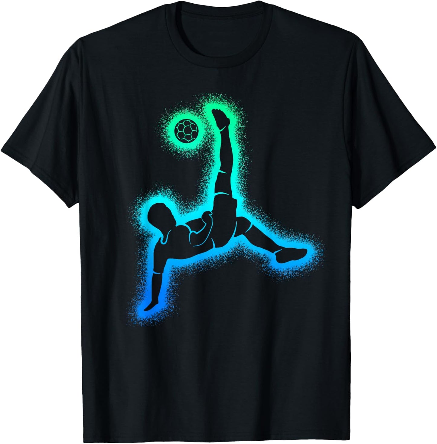 Soccer Player Game Kids Boys Men Soccer T-Shirt - T-Shirt | Black