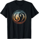 Bass Guitar Clef Yin Yang Vintage for Bassist & Bass Player T-Shirt - T-Shirt | Black