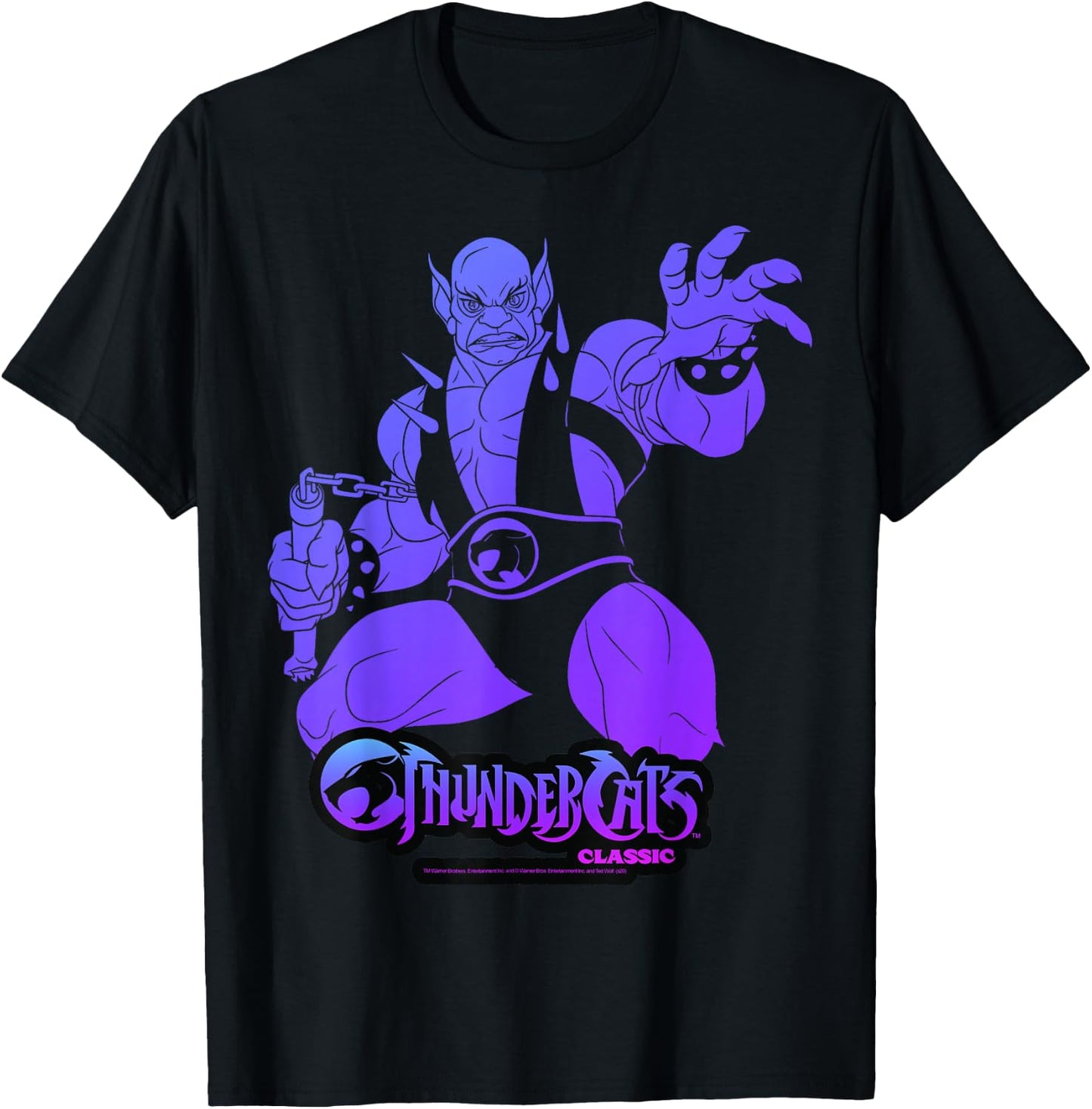 ThunderCats Panthro Gradient Portrait T-Shirt - T-Shirt | Black