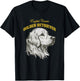 English Cream Golden Retriever ECGR Retro Preppy Collegiate T-Shirt - T-Shirt | Black