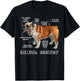 Cute English Bulldog Anatomy Dog Lover Funny Gift T-Shirt - T-Shirt | Black