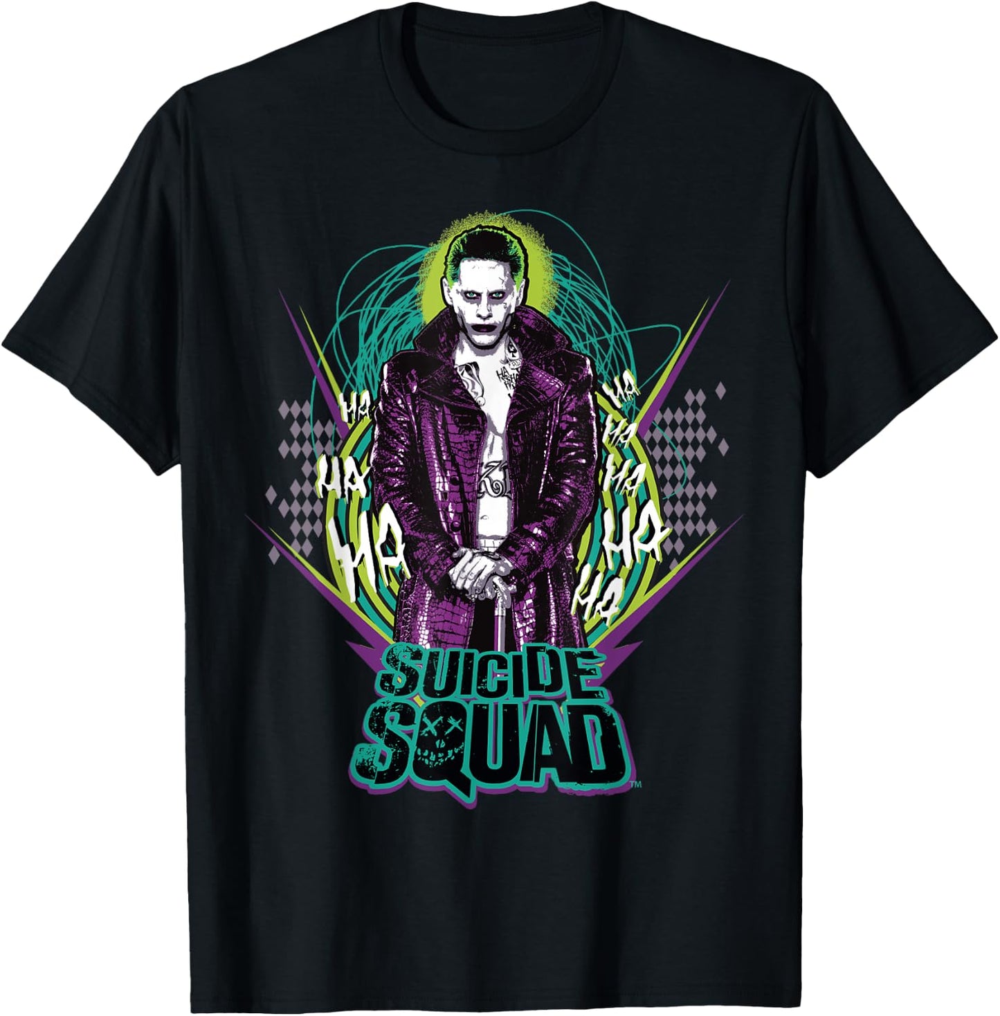 DC Suicide Squad Logo Joker T-Shirt - T-Shirt | Black