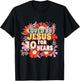 Loved By Jesus For 10 Years 10th Birthday Christian Theme T-Shirt - T-Shirt | Black