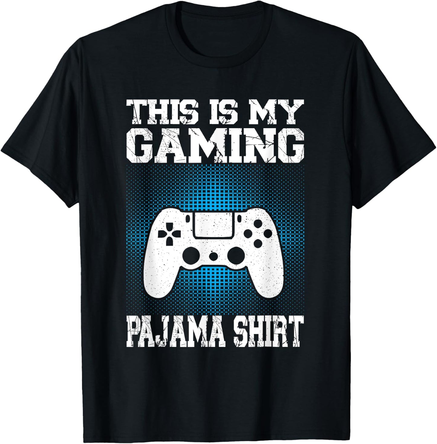 This Is My gaming Pajama Shirt Funny Video Game Gamer T-Shirt - T-Shirt | Black