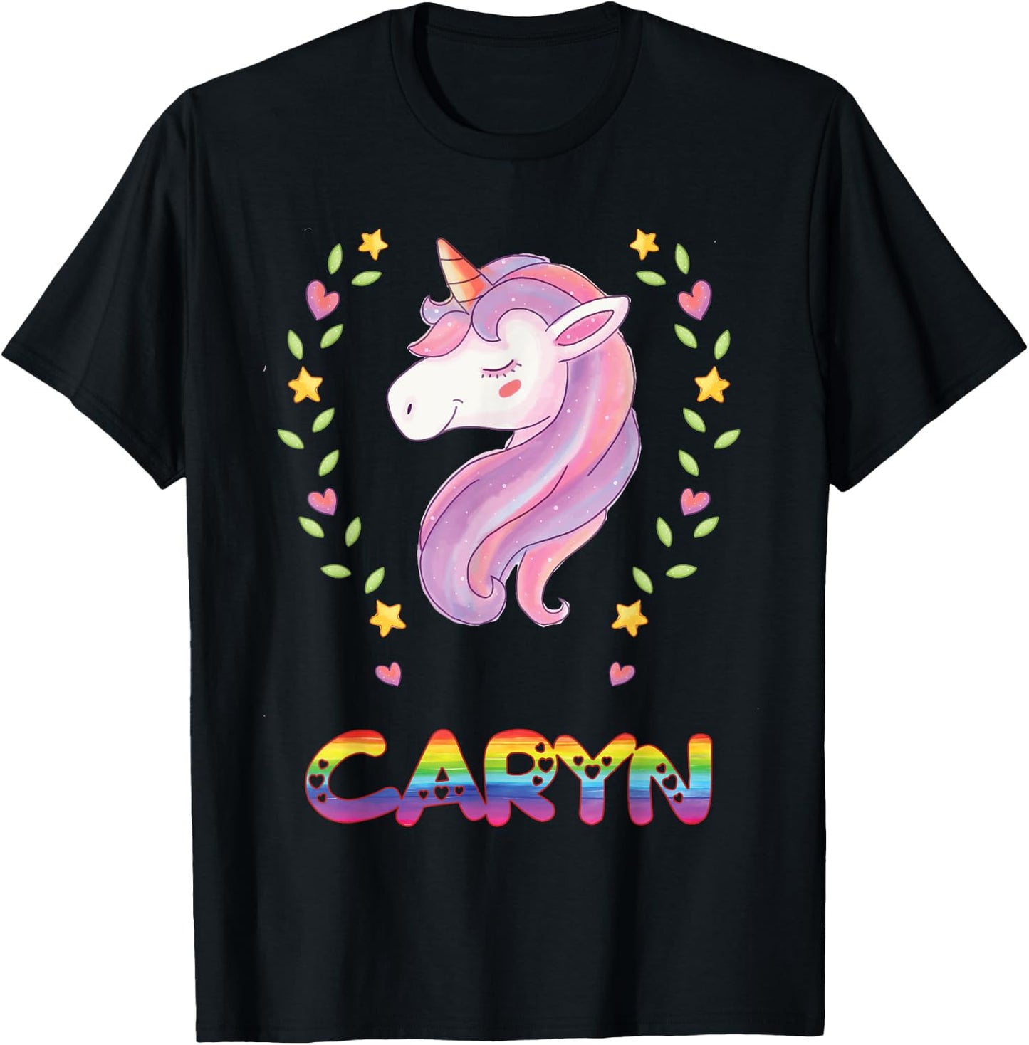 Caryn Name T-Shirt - T-Shirt | Black