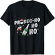 Prosec-Ho-Ho-Ho Ugly Christmas Prosecco Wine T-Shirt - T-Shirt | Black