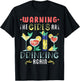Warning The Girls are Drinking Again Funny Wine Cocktail T-Shirt - T-Shirt | Black
