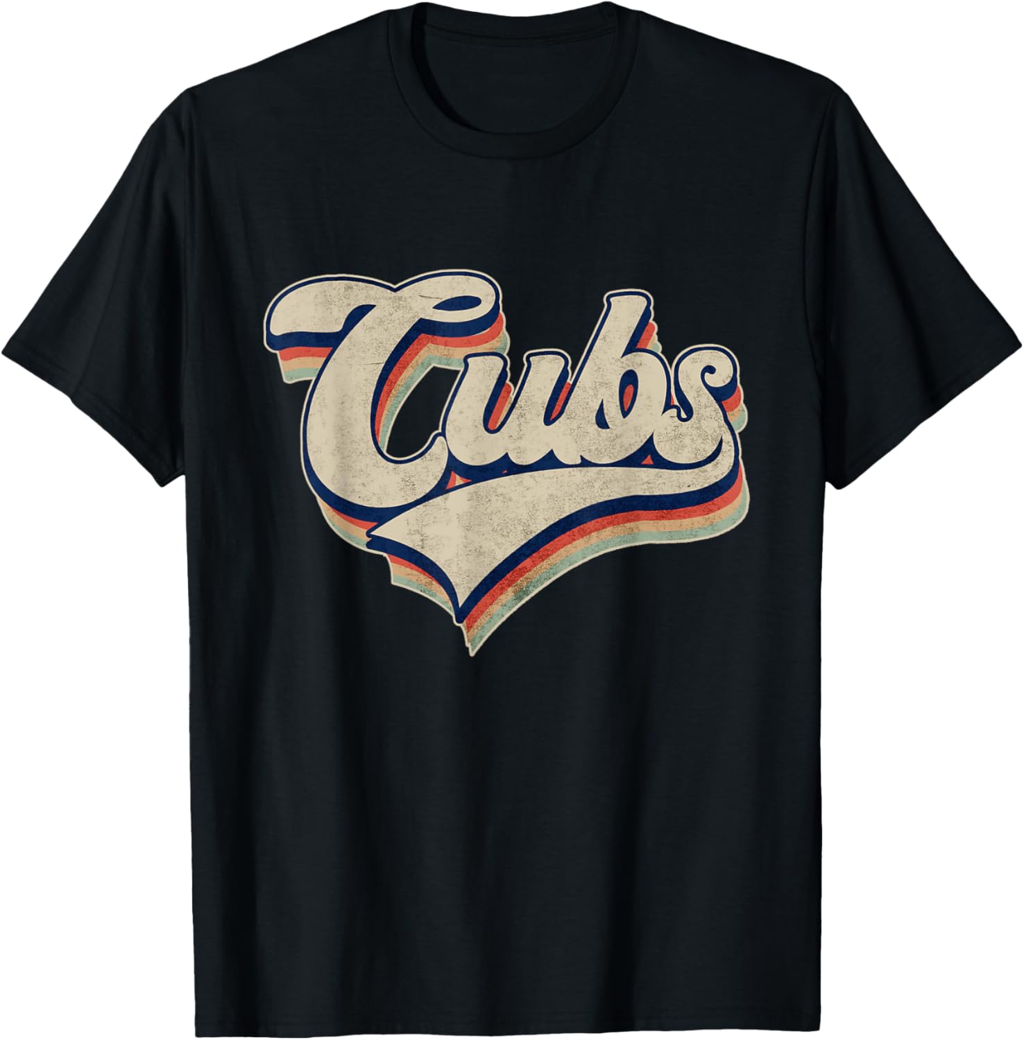 Graphic Cubs Last Proud Name Lovers Classic Art Outfit Name T-Shirt - T-Shirt | Black
