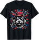 Flag Patriotic USA 4th Of July Cool Dog Lover Mini Doodle Kids Men T-Shirt - T-Shirt | Black