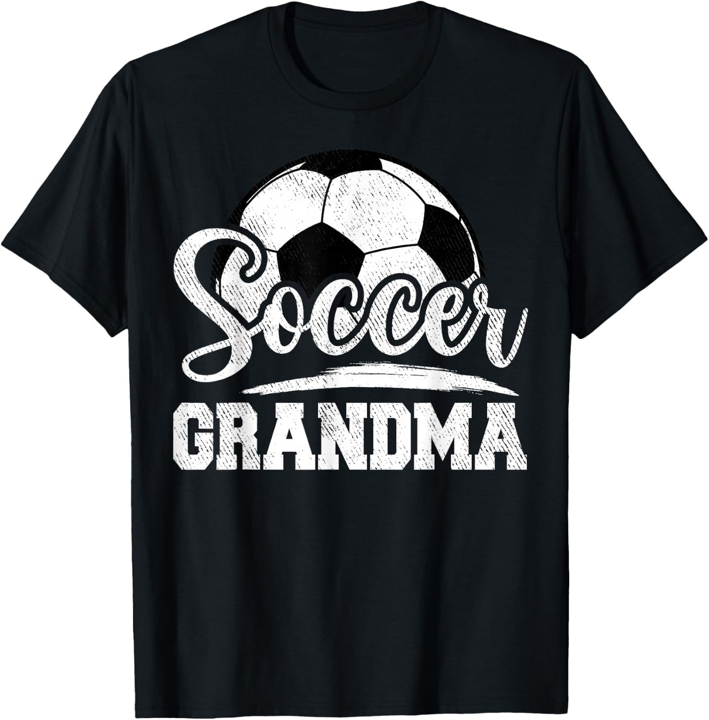 Soccer Grandma Soccer Player Game Day Mother's Day T-Shirt - T-Shirt | Black